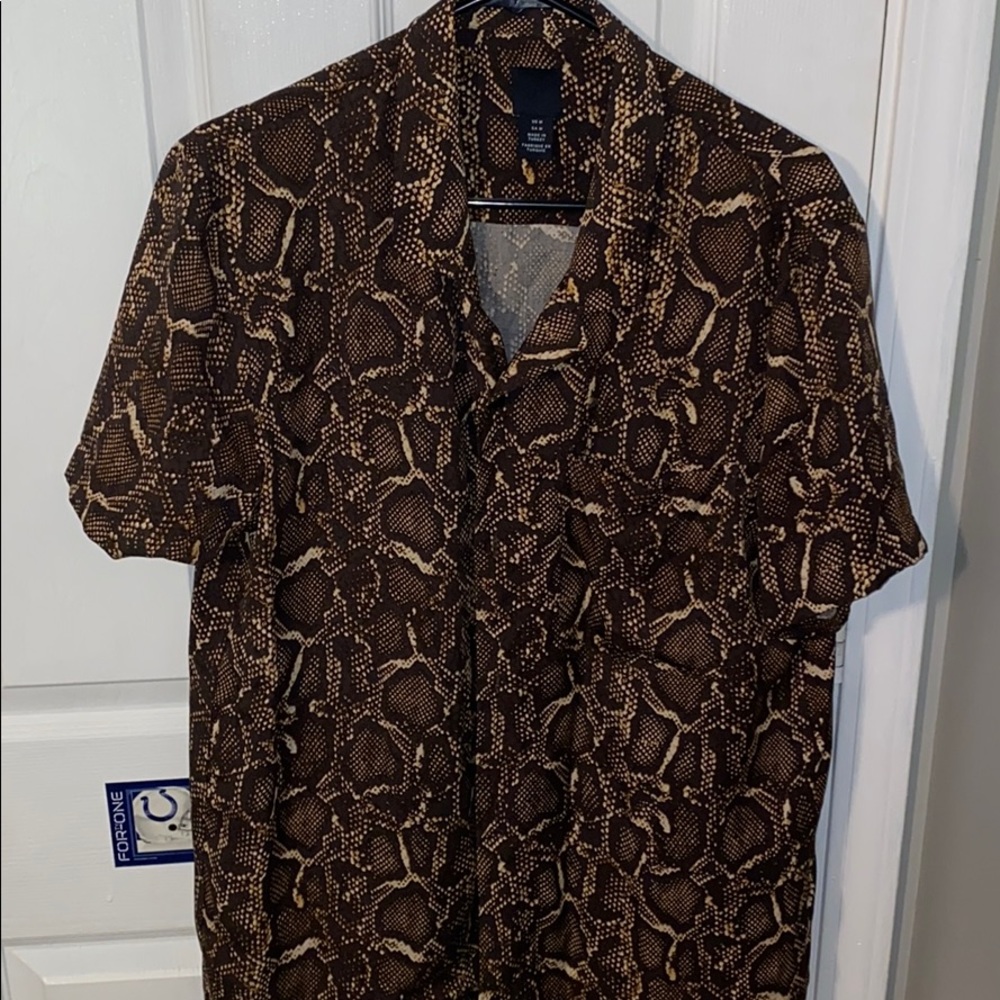 Men’s H&M Snake skin bottom down